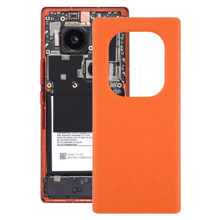 For Tecno Phantom X2 Pro AD9 Original Battery Back Cover(Orange) - Back Cover by PMC Jewellery | Online Shopping South Africa | PMC Jewellery