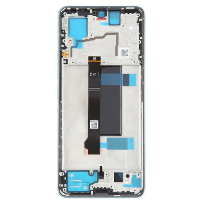 For Xiaomi Poco X6 Original AMOLED Material LCD Screen Digitizer Full Assembly with Frame (Blue) - LCD Screen by PMC Jewellery | Online Shopping South Africa | PMC Jewellery