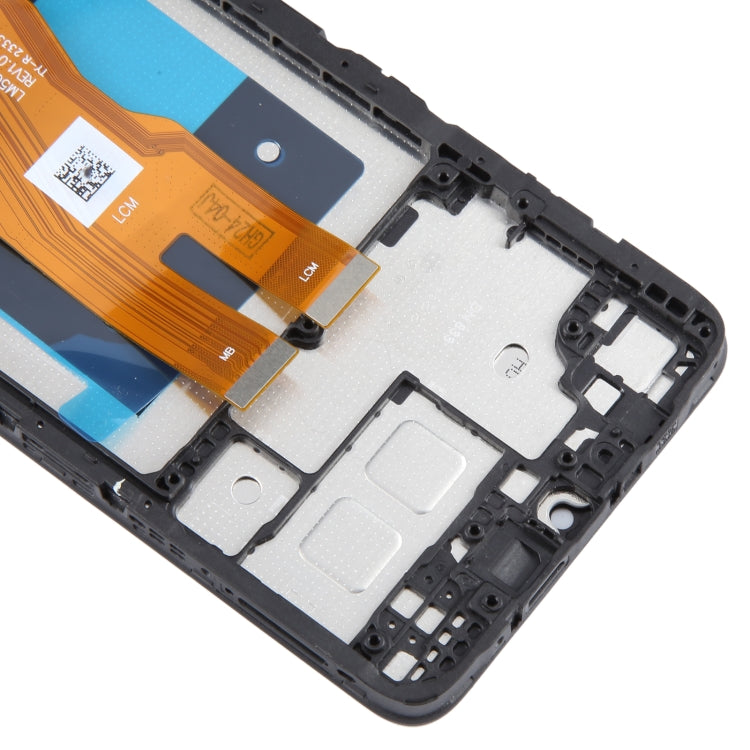 For Samsung Galaxy A05 SM-A055F Original LCD Screen Digitizer Full Assembly with Frame (Black) - free shipping - PMc TechLife - Order now!