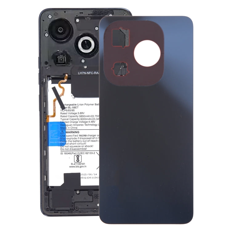 For Infinix Smart 8 Pro Original Battery Back Cover(Black) - Back Cover by PMC TechLife | Online Shopping South Africa | PMC TechLife | Buy Now Pay Later Mobicred