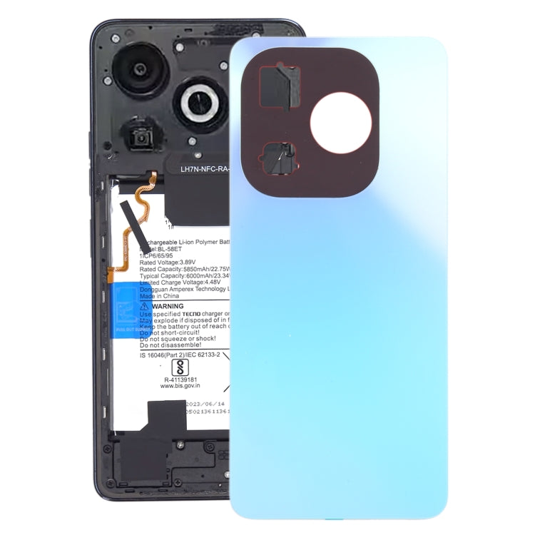 For Infinix Smart 8 Pro Original Battery Back Cover(Blue) - Back Cover by PMC TechLife | Online Shopping South Africa | PMC TechLife | Buy Now Pay Later Mobicred