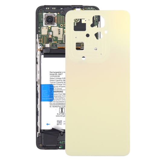 For Infinix Hot 40 X6836 Original Battery Back Cover(Gold) - Back Cover by PMC Jewellery | Online Shopping South Africa | PMC Jewellery | Buy Now Pay Later Mobicred