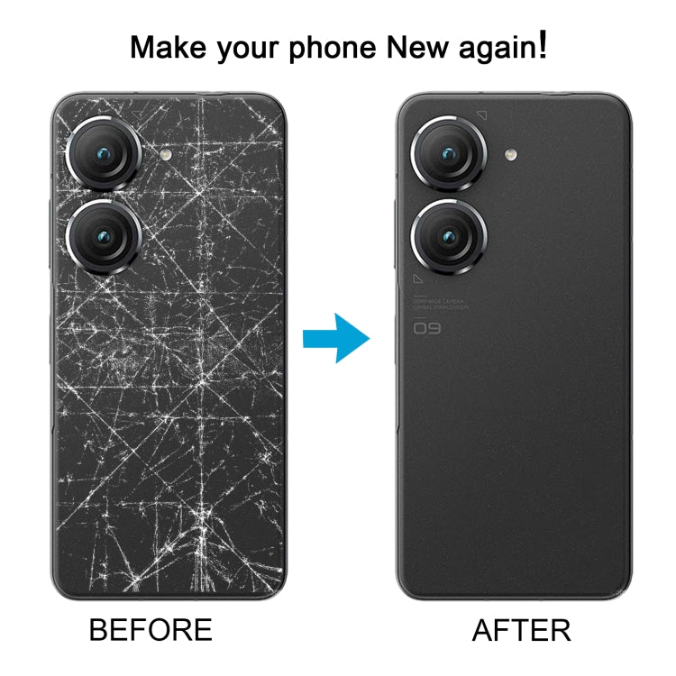 For Asus Zenfone 9 AI2202 Original Battery Back Cover with Camera Lens Cover(Black) - Back Cover by PMC TechLife | Online Shopping South Africa | PMC TechLife | Buy Now Pay Later Mobicred