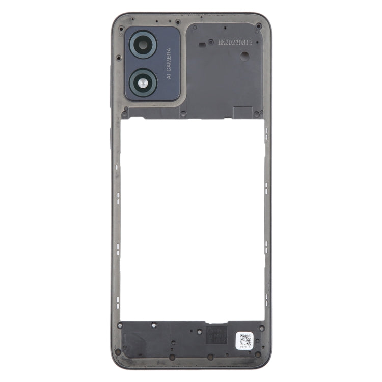 For Motorola Moto E13 Original Middle Frame Bezel Plate (Black) - Frame Bezel Plate by PMC Jewellery | Online Shopping South Africa | PMC Jewellery | Buy Now Pay Later Mobicred