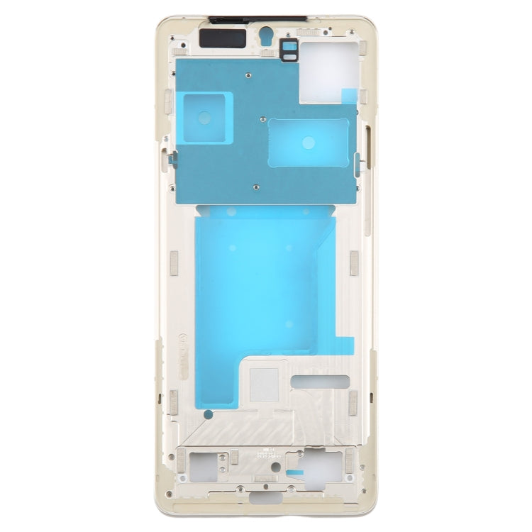 For Motorola Moto X50 Ultra Original Front Housing LCD Frame Bezel Plate (Gold) - Frame Bezel Plate by PMC Jewellery | Online Shopping South Africa | PMC Jewellery | Buy Now Pay Later Mobicred