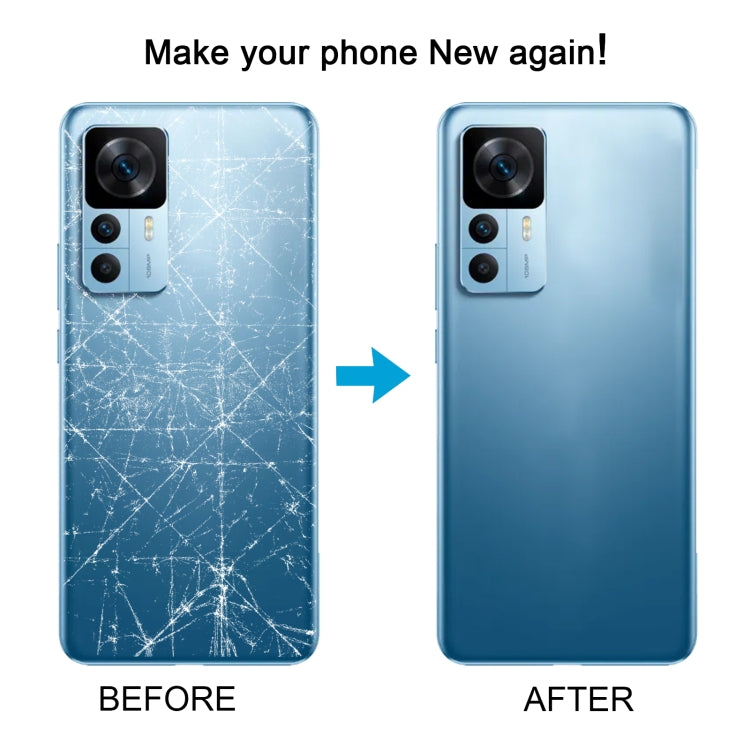For Xiaomi 12T Pro Original Battery Back Cover(Blue) - Back Cover by PMC Jewellery | Online Shopping South Africa | PMC Jewellery | Buy Now Pay Later Mobicred