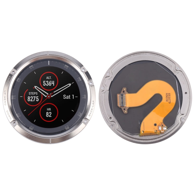 For Garmin Fenix 5 Plus Original LCD Screen with Digitizer Full Assembly(Silver) - For Garmin by PMC Jewellery | Online Shopping South Africa | PMC Jewellery | Buy Now Pay Later Mobicred