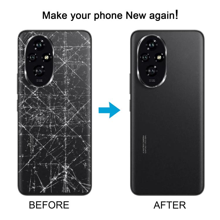 For Honor 200 Battery Back Cover(Black) - Back Cover by PMC Jewellery | Online Shopping South Africa | PMC Jewellery | Buy Now Pay Later Mobicred
