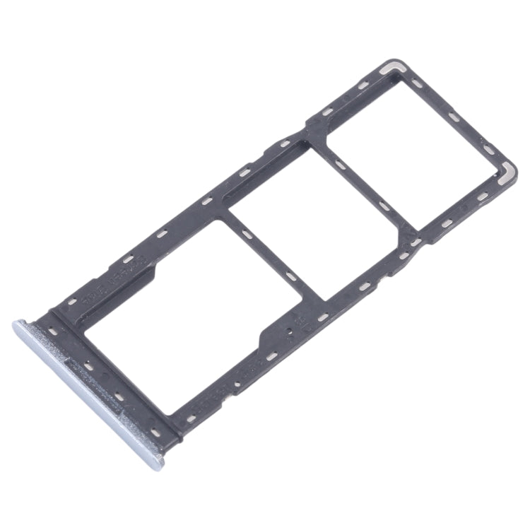 For Infinix Smart 8 X6525 5pcs SIM Card Tray + SIM Card Tray + Micro SD Card Tray (Silver) - Card Tray by PMc TechLife | Online Shopping South Africa | PMc TechLife | Buy Now Pay Later Mobicred