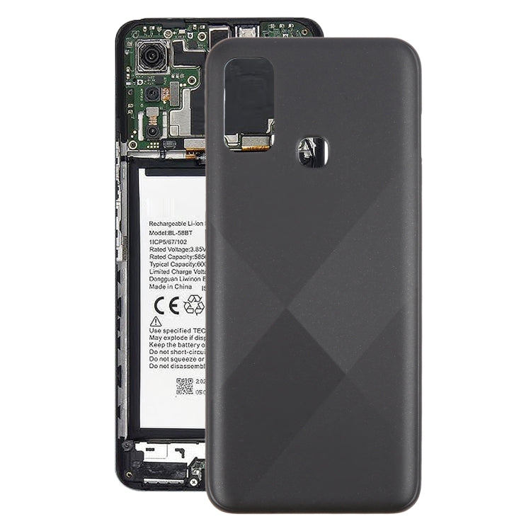 For Infinix Hot 9 Play X680 Original Battery Back Cover(Black) - Back Cover by PMc TechLife | Online Shopping South Africa | PMc TechLife | Buy Now Pay Later Mobicred