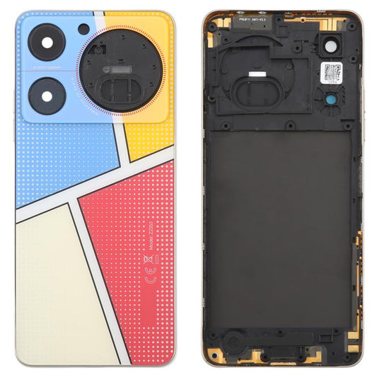 For ZTE nubia Music Z2353 Glass Battery Back Cover with Middle Frame / Camera Lens Cover(Multicolour) - For ZTE by PMC Jewellery | Online Shopping South Africa | PMC Jewellery | Buy Now Pay Later Mobicred