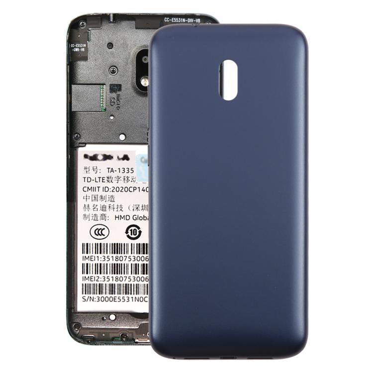 For Nokia C1 Plus Original Battery Back Cover(Blue) - Back Cover by PMC Jewellery | Online Shopping South Africa | PMC Jewellery | Buy Now Pay Later Mobicred