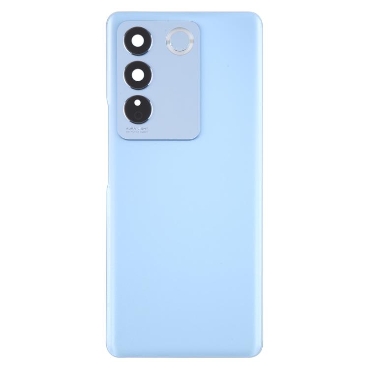For vivo V27 / V27 Pro Battery Back Cover with Camera Lens Cover(Blue) - free shipping - PMC TechLife - Order now!