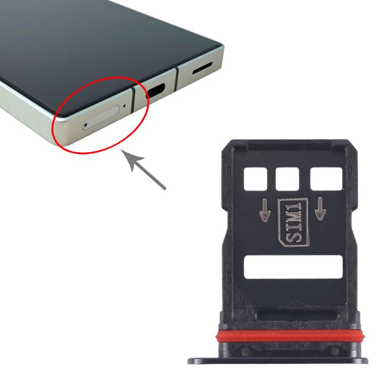 For ZTE nubia RedMagic 8s Pro+ SIM Card Tray + SIM Card Tray (Black) - free shipping - PMc TechLife - Order now!