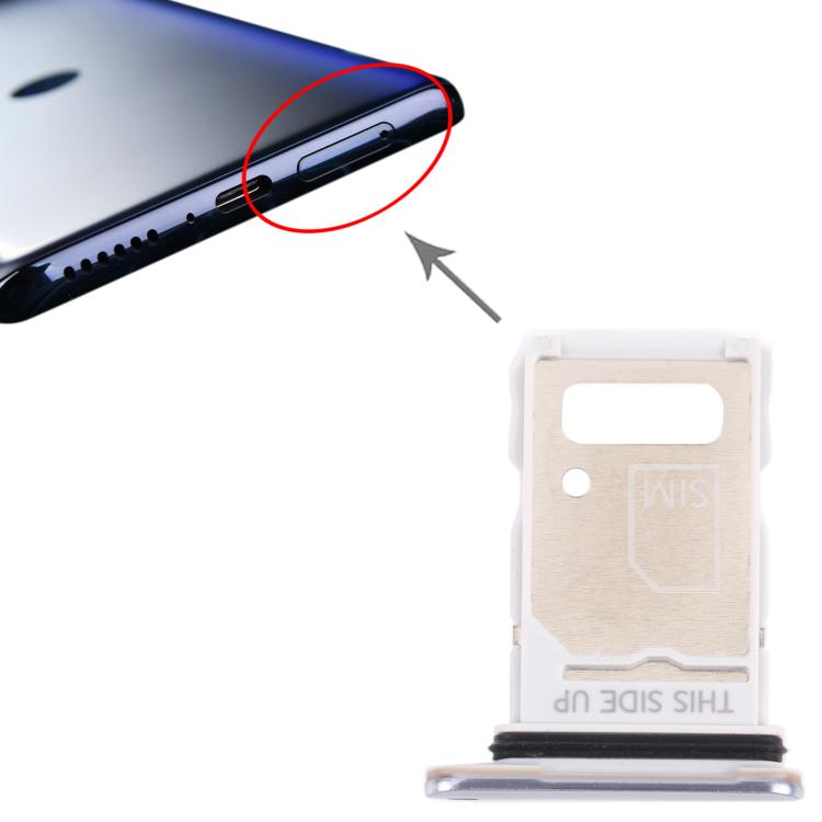 For Motorola Edge 30 Ultra / Edge X SIM Card Tray (White) - Card Socket by PMc TechLife | Online Shopping South Africa | PMc TechLife | Buy Now Pay Later Mobicred