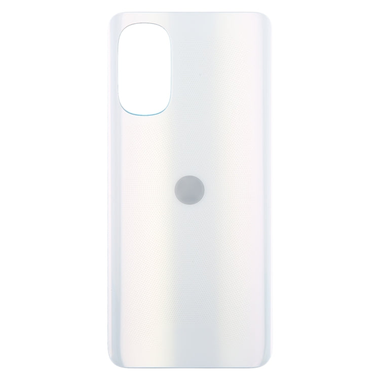For Motorola Moto G71s Original Battery Back Cover(White) - Back Cover by PMC TechLife | Online Shopping South Africa | PMC TechLife