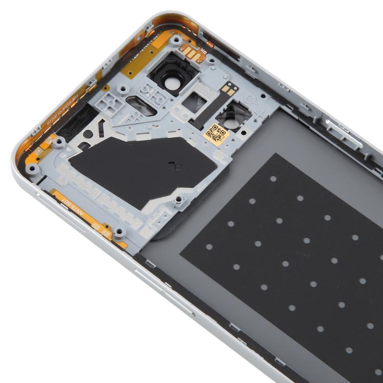 For ZTE nubia Neo 3 Plastic Battery Back Cover with Middle Frame / Camera Lens Cover(Silver) - free shipping - PMC TechLife - Order now!