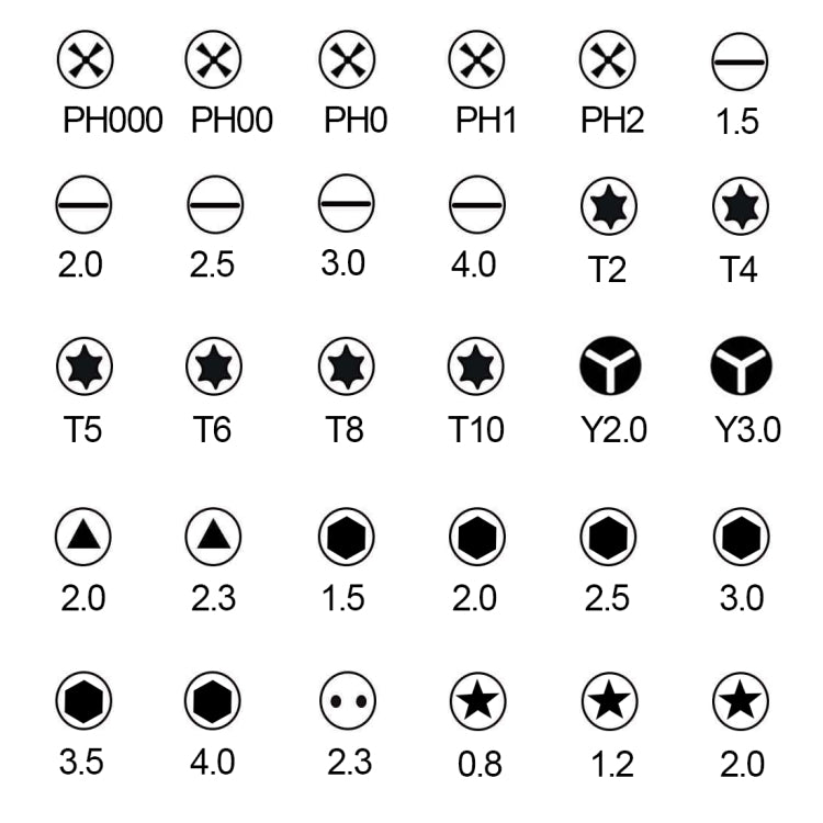 43 in 1 Multi-purpose Repair Hand Tool Screwdriver Tool Kit - Screwdriver Set by PMC TechLife | Online Shopping South Africa | PMC TechLife | Buy Now Pay Later Mobicred