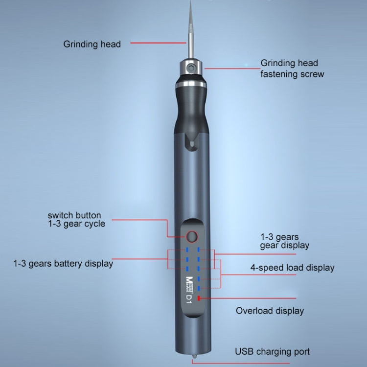 MaAnt D-1 Intelligent Charging Grinding Pen - Others by MaAnt | Online Shopping South Africa | PMc TechLife | Buy Now Pay Later Mobicred