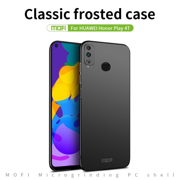 For Huawei Honor Play 4T MOFI Frosted PC Ultra-thin Hard Case(Blue) - Honor Cases by MOFI | Online Shopping South Africa | PMC TechLife | Buy Now Pay Later Mobicred
