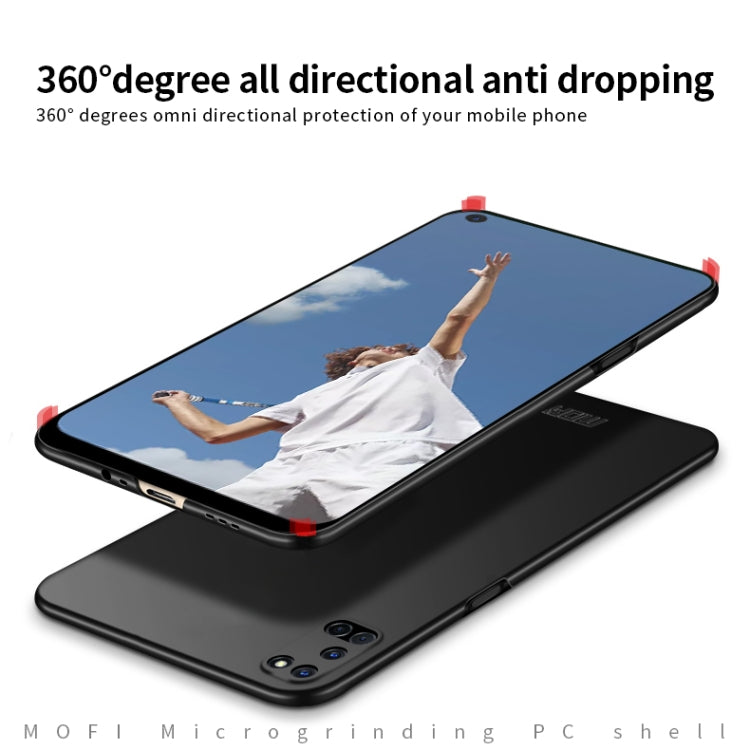 For OPPO A52 MOFI Frosted PC Ultra-thin Hard Case(Black) - OPPO Cases by MOFI | Online Shopping South Africa | PMC TechLife | Buy Now Pay Later Mobicred