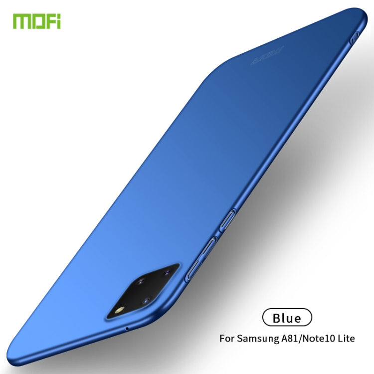 For Samsung Galaxy A81/Note10Lite MOFI Frosted PC Ultra-thin Hard C(Blue) - Galaxy Phone Cases by MOFI | Online Shopping South Africa | PMC TechLife