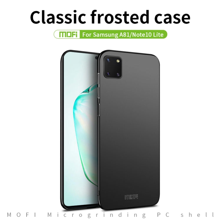 For Samsung Galaxy A81/Note10Lite MOFI Frosted PC Ultra-thin Hard C(Blue) - Galaxy Phone Cases by MOFI | Online Shopping South Africa | PMC TechLife