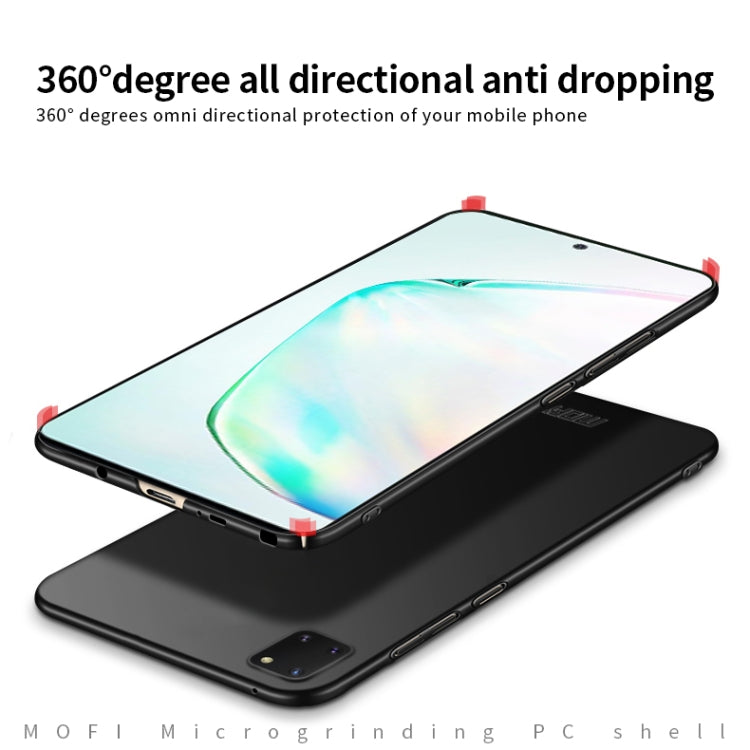For Samsung Galaxy A81/Note10Lite MOFI Frosted PC Ultra-thin Hard C(Blue) - Galaxy Phone Cases by MOFI | Online Shopping South Africa | PMC TechLife