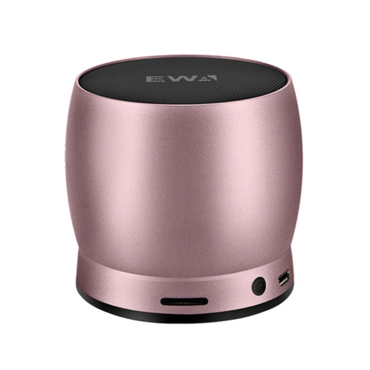 EWA A150 Portable Mini Bluetooth Speaker Wireless Hifi Stereo Strong Bass Music Boom Box Metal Subwoofer, Support Micro SD Card & 3.5mm AUX(Rose Gold) - Desktop Speaker by EWA | Online Shopping South Africa | PMC Jewellery | Buy Now Pay Later Mobicred