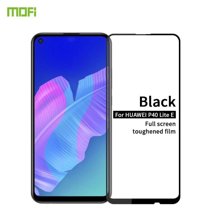 For Huawei Y7P MOFI 9H 2.5D Full Screen Tempered Glass Film(Black) - Huawei Tempered Glass by MOFI | Online Shopping South Africa | PMC TechLife | Buy Now Pay Later Mobicred