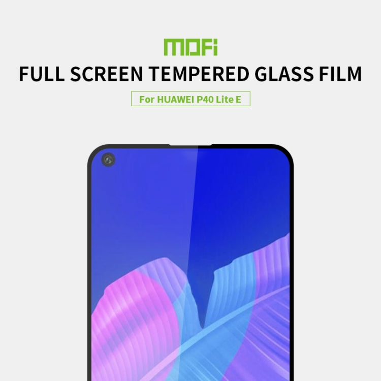 For Huawei Y7P MOFI 9H 2.5D Full Screen Tempered Glass Film(Black) - Huawei Tempered Glass by MOFI | Online Shopping South Africa | PMC TechLife | Buy Now Pay Later Mobicred