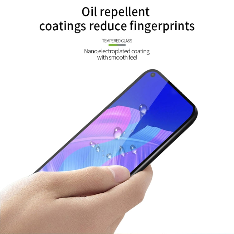 For Huawei Y7P MOFI 9H 2.5D Full Screen Tempered Glass Film(Black) - Huawei Tempered Glass by MOFI | Online Shopping South Africa | PMC TechLife | Buy Now Pay Later Mobicred
