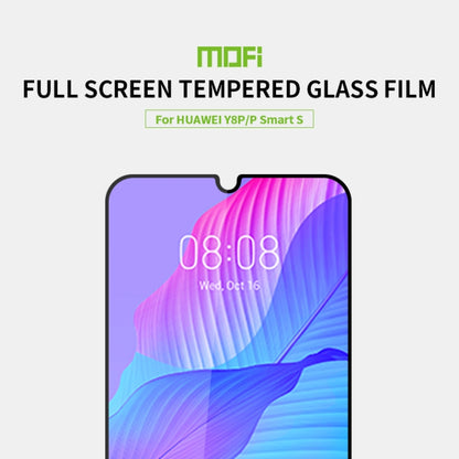 For Huawei Y8P / P smart S MOFI 9H 2.5D Full Screen Tempered Glass Film(Black) - Huawei Tempered Glass by MOFI | Online Shopping South Africa | PMC Jewellery