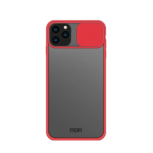 For iPhone 11 Pro Max MOFI Xing Dun Series Translucent Frosted PC + TPU Privacy Anti-glare Shockproof All-inclusive Protective Case(Red) - iPhone 11 Pro Max Cases by MOFI | Online Shopping South Africa | PMC Jewellery