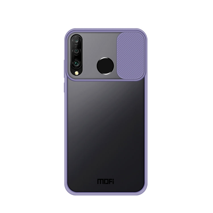 For Huawei P30 lite MOFI Xing Dun Series PC + TPU Anti-peep Waterproof And Anti-drop All-inclusive Protective Shell, Translucent Frosted(Purple) - Huawei Cases by MOFI | Online Shopping South Africa | PMC Jewellery