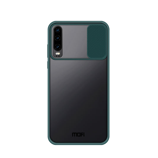 For Huawei P40 Pro+ MOFI Xing Dun Series PC + TPU Anti-peep Waterproof And Anti-drop All-inclusive Protective Shell, Translucent Frosted(Green) - Huawei Cases by MOFI | Online Shopping South Africa | PMC Jewellery