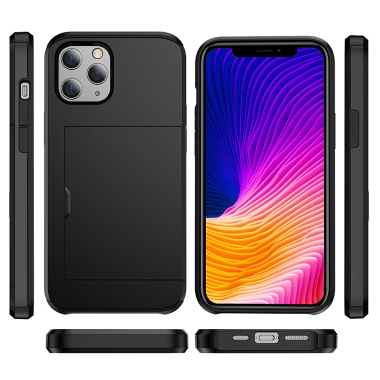 For iPhone 12 mini Shockproof Rugged Armor Protective Case with Card Slot(Dark Blue) - iPhone 12 mini Cases by PMC TechLife | Online Shopping South Africa | PMC TechLife