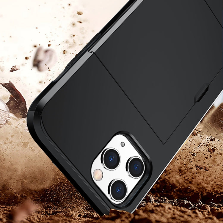 For iPhone 12 mini Shockproof Rugged Armor Protective Case with Card Slot(Dark Blue) - iPhone 12 mini Cases by PMC TechLife | Online Shopping South Africa | PMC TechLife