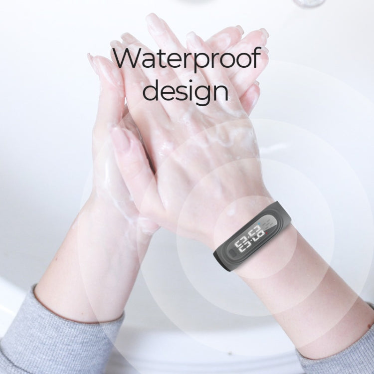 Q2 Outdoor Ultrasonic Electronic Mosquito Repellent Bracelet, Support Three-gear Mode & Time Display(White) - Repellent Wristband by PMC TechLife | Online Shopping South Africa | PMC TechLife | Buy Now Pay Later Mobicred
