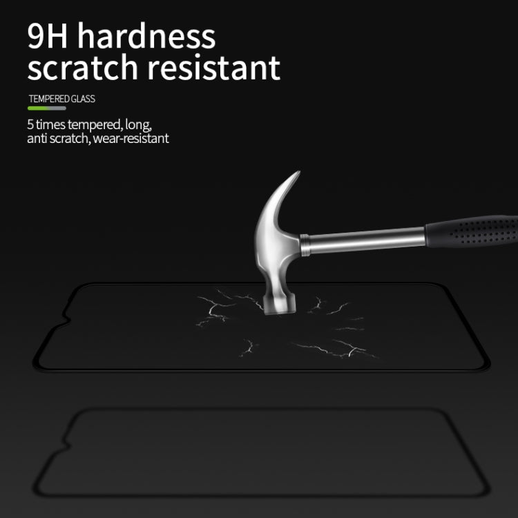 For Xiaomi Redmi 10X Pro MOFI 9H 3D Explosion-proof Curved Screen Tempered Glass Film(Black) -  by MOFI | Online Shopping South Africa | PMC Jewellery