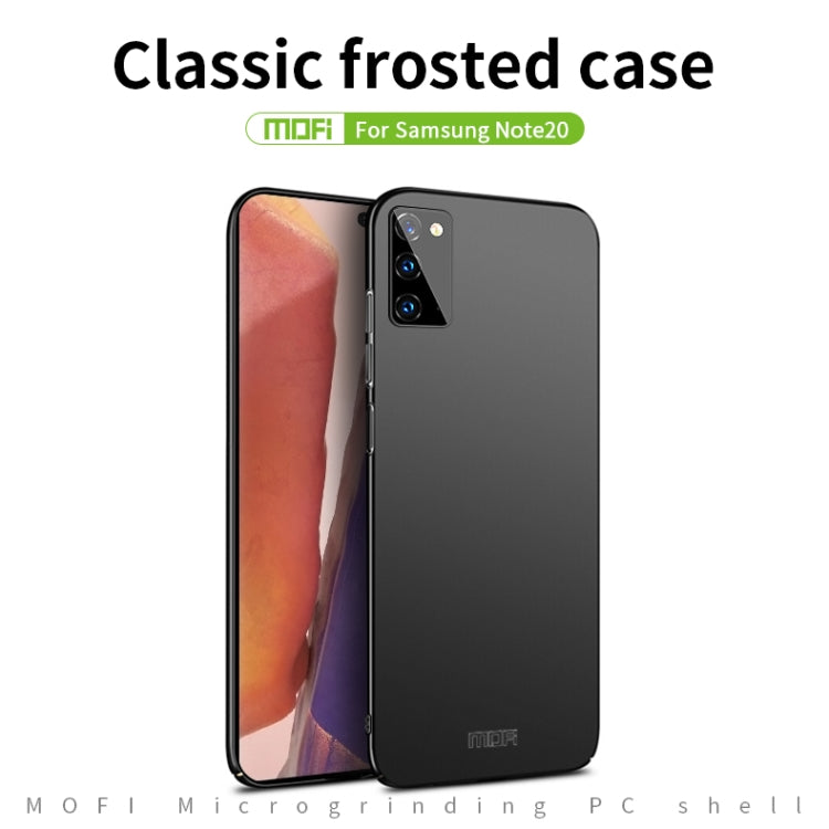 For Samsung Galaxy Note20 MOFI Frosted PC Ultra-thin Hard Case(Red) - Galaxy Note20 Cases by MOFI | Online Shopping South Africa | PMC TechLife | Buy Now Pay Later Mobicred