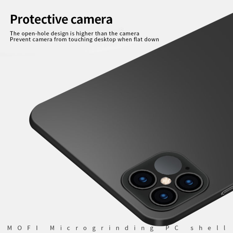 For iPhone 12 Pro Max MOFI Frosted PC Ultra-thin Hard Case(Red) - iPhone 12 Pro Max Cases by MOFI | Online Shopping South Africa | PMC TechLife
