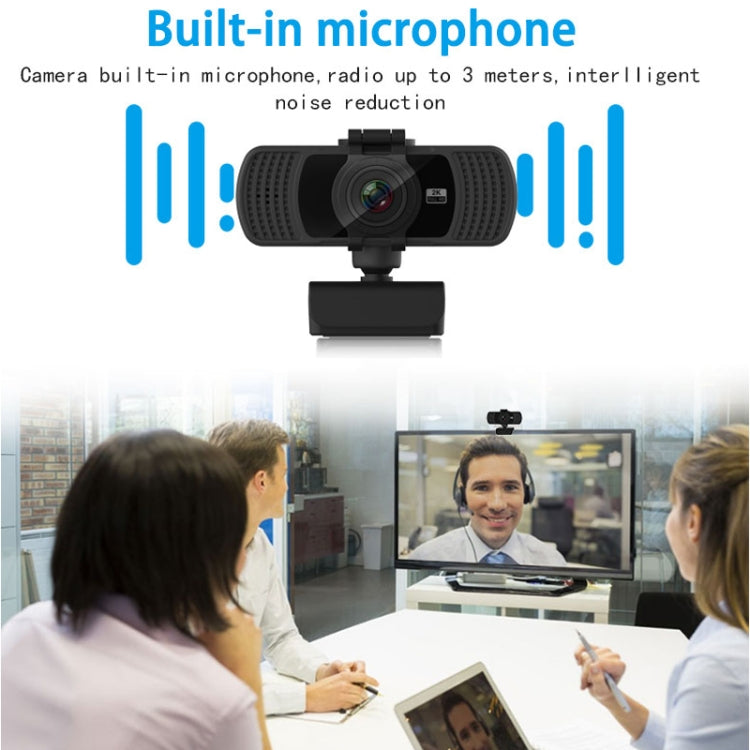 Richwell PC-06 Mini 360 Degrees Rotating 4.0 MP HD Auto Focus PC Webcam with Noise Reduction Microphone - HD Camera by Richwell | Online Shopping South Africa | PMC Jewellery | Buy Now Pay Later Mobicred