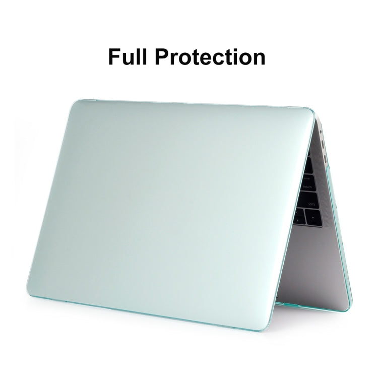 ENKAY Hat-Prince 3 in 1 For MacBook Pro 13 inch A2289 / A2251 (2020) Crystal Hard Shell Protective Case + Europe Version Ultra-thin TPU Keyboard Protector Cover + Anti-dust Plugs Set(Green) - MacBook Pro Cases by ENKAY | Online Shopping South Africa | PMC Jewellery | Buy Now Pay Later Mobicred