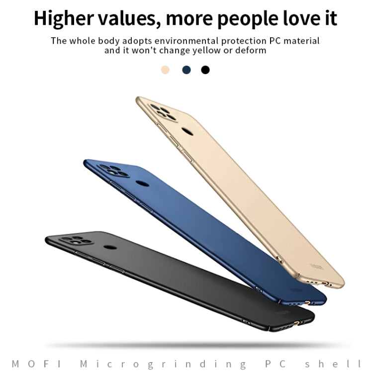 For Xiaomi Redmi 9C MOFI Frosted PC Ultra-thin Hard Case(Gold) - Xiaomi Cases by MOFI | Online Shopping South Africa | PMC TechLife | Buy Now Pay Later Mobicred