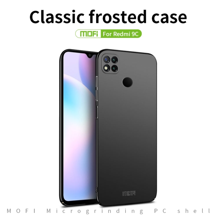 For Xiaomi Redmi 9C MOFI Frosted PC Ultra-thin Hard Case(Gold) - Xiaomi Cases by MOFI | Online Shopping South Africa | PMC TechLife | Buy Now Pay Later Mobicred