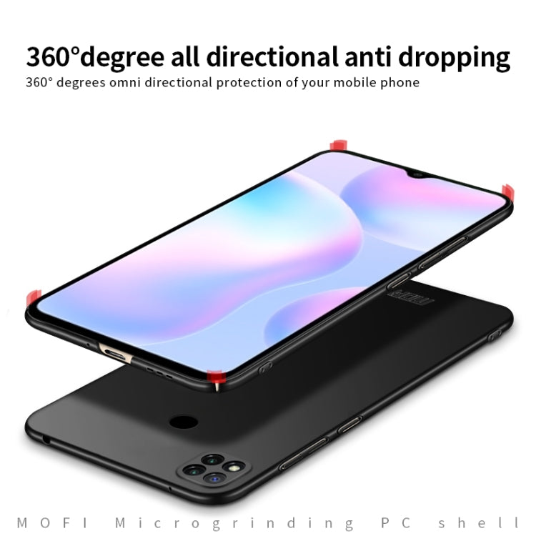 For Xiaomi Redmi 9C MOFI Frosted PC Ultra-thin Hard Case(Gold) - Xiaomi Cases by MOFI | Online Shopping South Africa | PMC TechLife | Buy Now Pay Later Mobicred