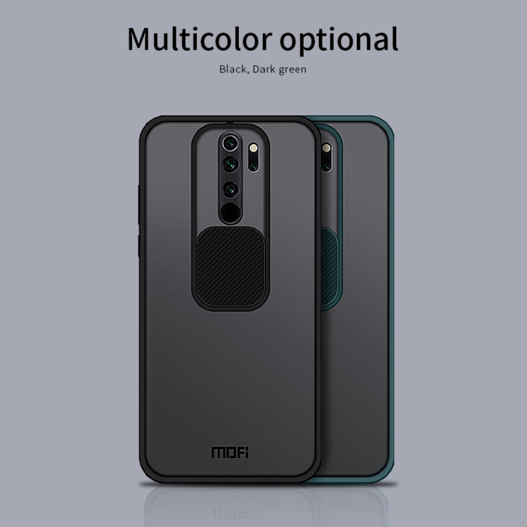 For Xiaomi Redmi Note8 Pro MOFI Xing Dun Series Translucent Frosted PC + TPU Privacy Anti-glare Shockproof All-inclusive Protective Case(Green) - Xiaomi Cases by MOFI | Online Shopping South Africa | PMC Jewellery