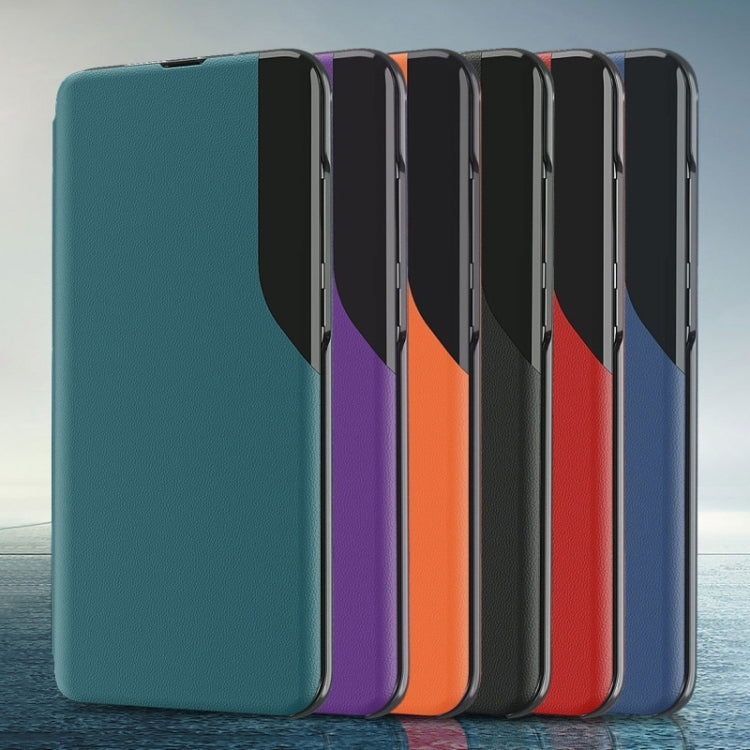 For Samsung Galaxy S9 Attraction Flip Holder Leather Phone Case(Blue) - Galaxy Phone Cases by PMC TechLife | Online Shopping South Africa | PMC TechLife