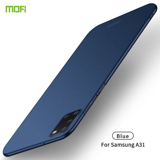 For Samsung Galaxy A31 MOFI Frosted PC Ultra-thin Hard Case(Blue) - Galaxy Phone Cases by MOFI | Online Shopping South Africa | PMC Jewellery